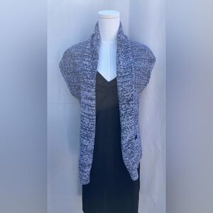 GAP Women's Shortsleeved Open Front‎ Black and White Cardigan, size XS, EUC